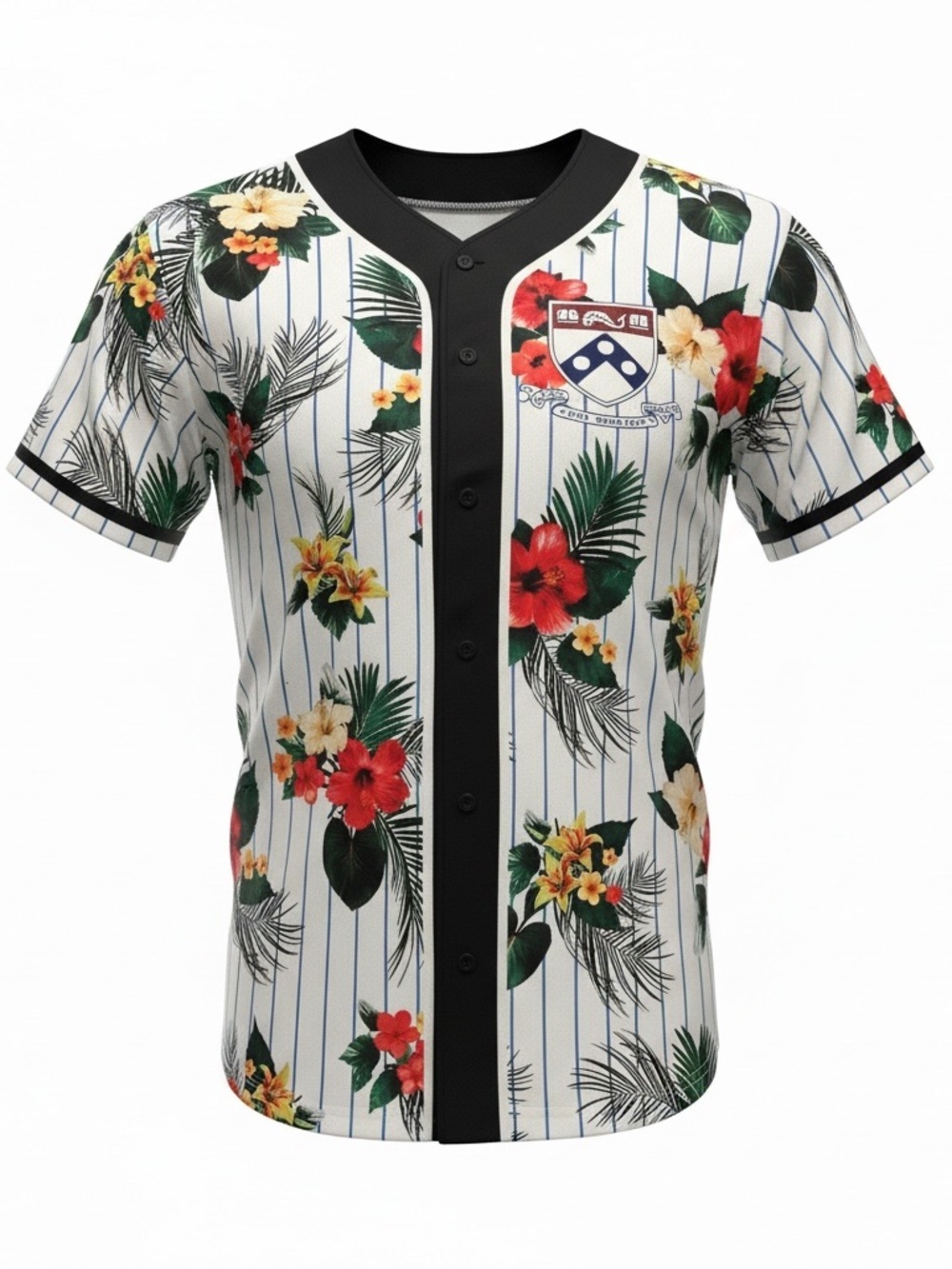 TPAZGHE Women’s Tropical Baseball Jersey – Size Large (NWOT)